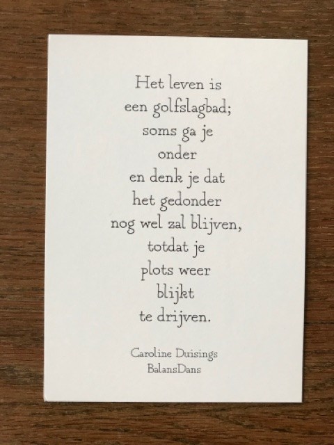 Bericht Gedicht van vertegenwoordiger Caroline (zelfgemaakt!) bekijken